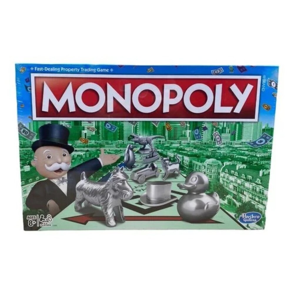 Monopoly Board Game New 2017 Tokens Sealed New Hasbro Family Fun Night Kids 8+
